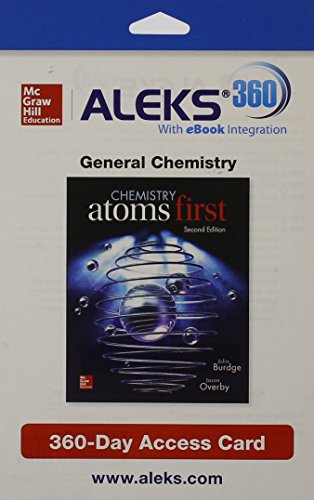 ALEKS 360 Access Card (2 Semester) for Chemistry: Atoms First