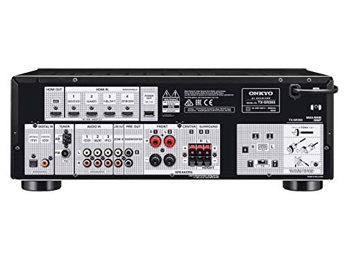 Onkyo TX-SR393(B) 5.2 Kanal AV Receiver (Dolby/DTS:X, AccuEQ, AccuReflex, 4K, Bluetooth...