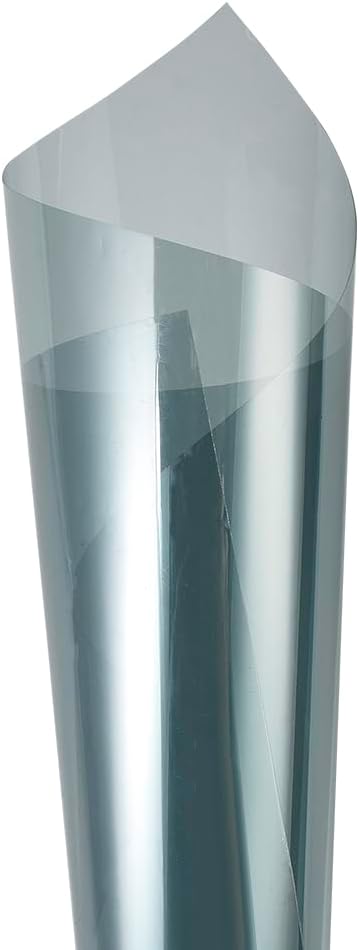 63.6% VLT Window Tint Film, 30" in x 10'Ft Charcoal Black Nano Ceramic Car Tint, UV/IR Heat Block & Glare Reduction, Scratch Resistant Privacy Film for Car & Home, Adhesive Automotive Window Tint