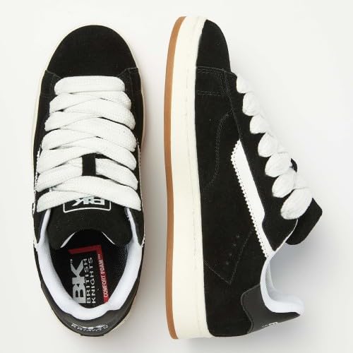 British Knights Damskie buty sportowe Ezo, czarny biały, 41 EU