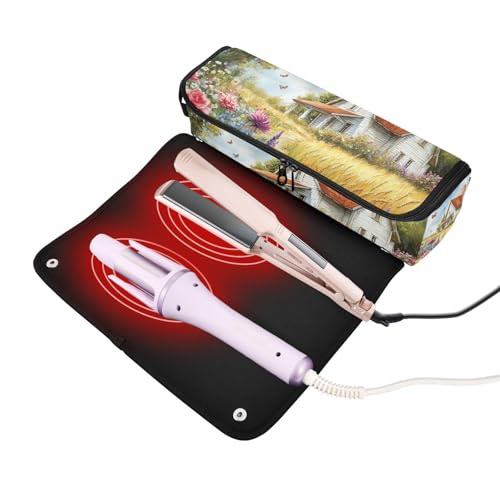 Hot Hair Tools Travel Bag con Almohadilla Resistente al Calor Bolsa Portátil Impermeable para Planchas, Rizadores y Secadores miniatura 2