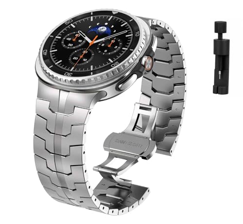 Bracelet en titane pour Galaxy Watch 8 style élégant du bureau aux loisirs