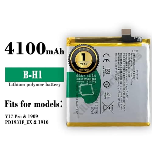Image of B-H1 Battery for Vivo V17 Pro /1909 / PD1931F /PD1931EX /1910 Battery with 1 Year Warranty** (D324)