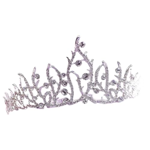 Tiara Krone für Frauen, echte österreichische Kristalle, Prinzessin, Schneeflocke, Tiara, Krone, Brautschmuck, Hochzeit, Weihnachten, Haarschmuck, Krone