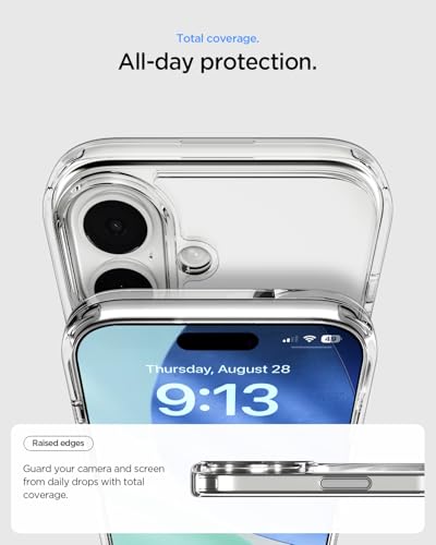 Coque iPhone 17 Spigen Ultra Hybrid S finition haut de gamme DuraClear blanche - 6