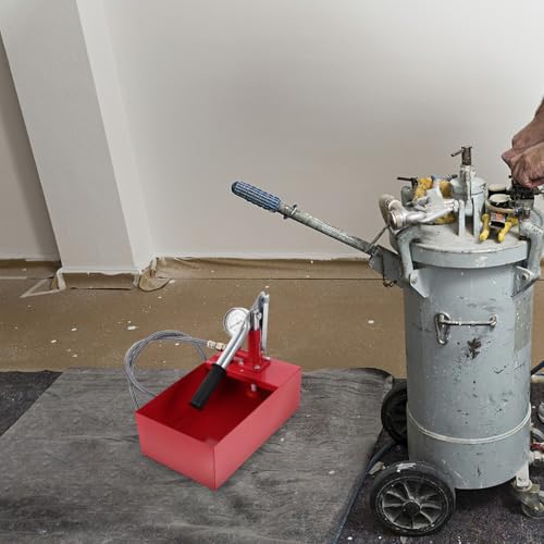 Bomba de prueba de presión manual de 25kg con manómetro claro y estilo aleatorio 5