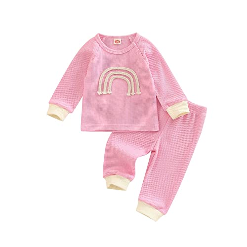 Image of Thorn Tree Newborn Baby Girls Clothes Cotton Suit Cute Baby Kid Infant Toddler Play Wear Fall Winter Rainbow Outfits