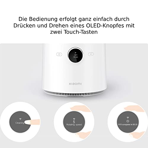Xiaomi Smart Blender Standmixer mit Aufheizfunktion & optionaler iOS-Android App-Steuerung (Kalt- Warmmodus,1,6 Liter Füllmenge,1000 Watt,9 Geschwindigkeitsstufen,8 Klingen,OLED-Display-Knopf),Weiß – Bild 5