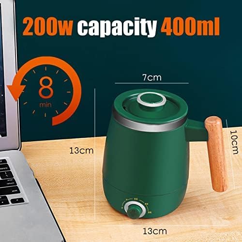 Chargement De Bouilloire Portable De Voyage, Ébullition Rapide, Idéale Pour La Randonnée, Le Camping Et L'intérieur, Chauffage À Ébullition Rapide, 0,4 L,Vert,outstanding78