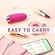 LZYLWC APP-Vibrationsvibrator, Sexspielzeug für Frauen aus Silikon mit 9 Modi Erotisches Sexspielzeug Bullet-Vibratoren, Vibratorstarb Frauen Klitoris Dildo Sex Toys（rosarot）