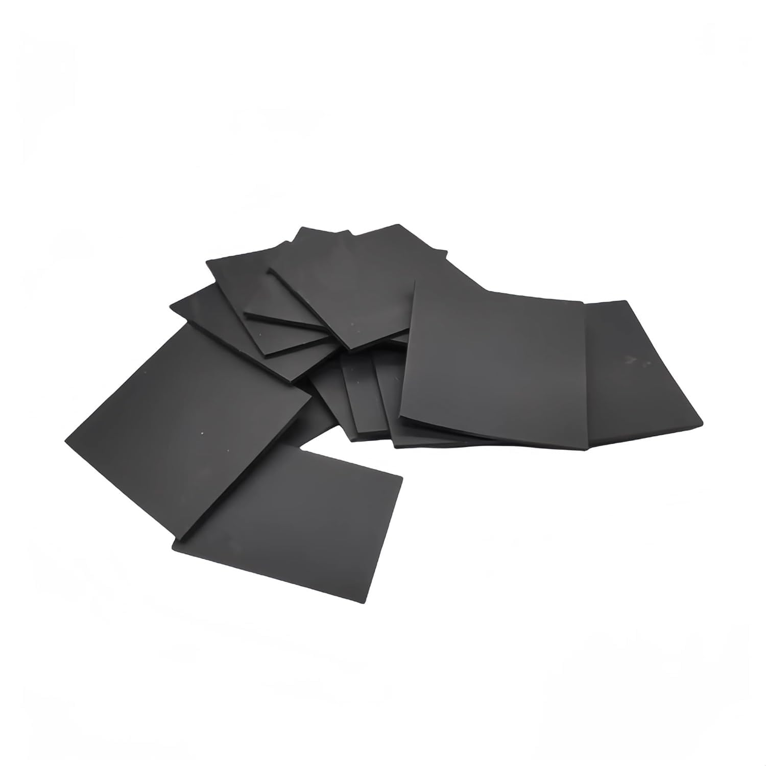 Feuille de caoutchouc silicone conducteur, Feuille de silicone conductrice 100-300 ohms/cm, plusieurs tailles, blindage thermique for l'électronique(140x210x1mm)