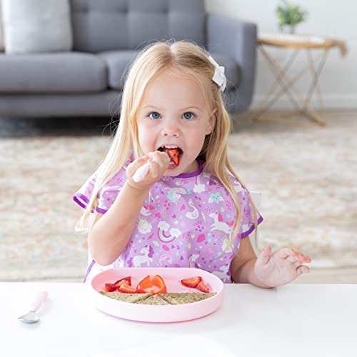 Bumkins Bibs, Baby And Toddler Bibs, Bibs For Girls And Boys, Large For 1-3 Years, Short Sleeve Bib For Kids, Mess Proof Lightweight Waterproof Fabric Bib #TOP3