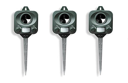 Pestbye Set de 3 Repelentes Ahuyentadores Gatos - Pilas