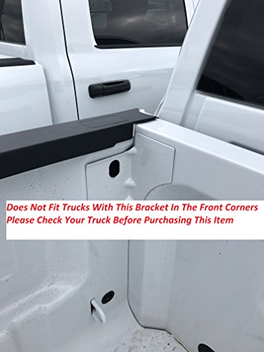 Bull Ring Flush Fit Corner Inner Bed Retractable Truck Bed Tie Down Anchors, 35° Angle, Dodge Ram 2009-2020 For Corners & Front Corners, Fits In Truck Bed Pockets, Quick And Easy Installation, 1 Pair #TOP6