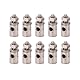 10 Stück RC Edelstahl Schubstangenverbinder, RC Flugzeug Schubstangenstopper für 1,8 Mm / 1,9 Mm / 2,0 Mm / 2,1 Mm Stahldraht