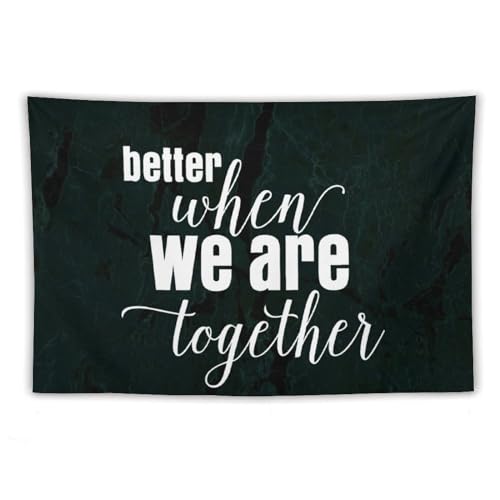 Tapiz para colgar en la pared Better Together, el toque acogedor para tu sala de estar