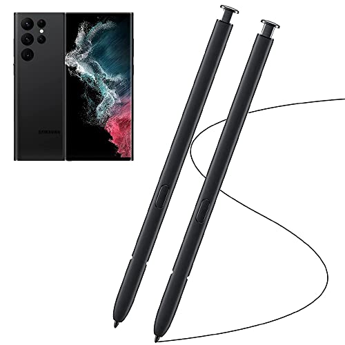 Lápiz S Pen Galaxy S22 Ultra acabado negro fantasma pack doble de bolígrafos estilete con pin