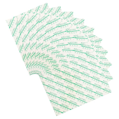 ABOOFAN Absorbente de Humedad Papel 10piezas para Almacenamiento de Alimentos y Hojas de Té, Desecante Eficaz para Mantener Ambiente Seco en Armarios y Ropa