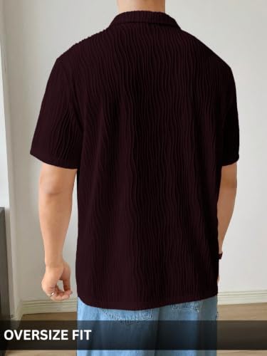 Image of Leriya Fashion Cotton T-Shirt for Men - Soft Breathable Fabric | Regular Fit Half Sleeve Collar Tee for Summer Casual Wear (Available in Plus Size)