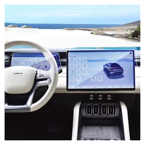 Film protection navigation anti-rayures en verre trempé pour BYD Song L 15.6 pouces