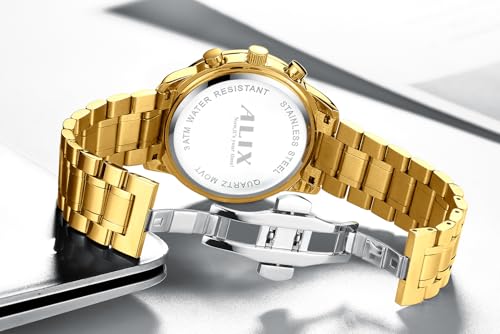 Image of ALIX Stylish Chronograph Date Display Water Resistant Analog Watch for Men