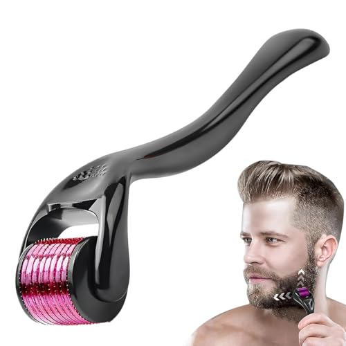 DWFEYOI 0.5mm Derma Roller, Dermaroller Cabello, Profesiona Derma Roller Mincroneedling para cara y cuerpo, Dermaroller Facial Para Antiedad y Cabello