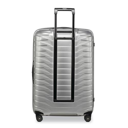 Image of Samsonite Proxis Large Hardside Luggage with Dual Spinner Wheels - Innovative Roxkin Lightweight Shell With Ultimate Durability- Includes TSA Lock, Ergonomic Telescoping Handle -Silver
