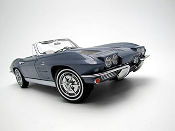 Buy 1963 Chevrolet Corvette Sting Ray Convertible Silver Blue 1:18 Buy 1963 Chevrolet Corvette Sting Ray Convertible Silver Blue 1:18