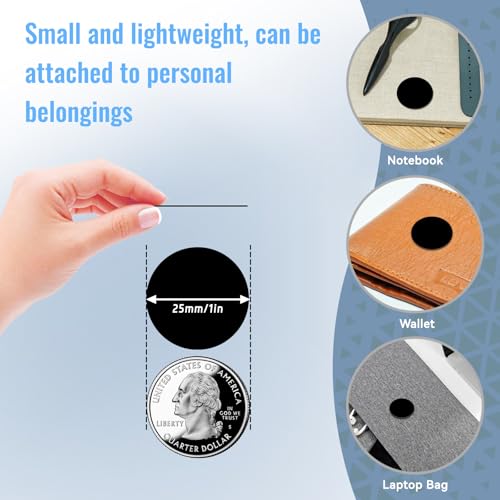 Image of 10 pcs NFC Tags Black NTAG215 NFC 215 Tags NFC Coins Cards Black NFC Stickers Round 13.56MHz NFC Chip with Adhesive Back, Compatible with TagMo and NFC Enabled Phones