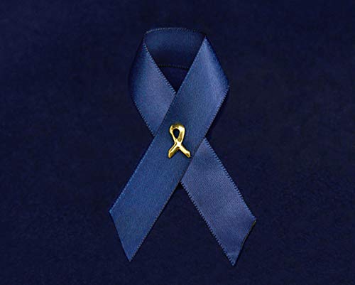 Image of 1 /2 /5 /10 /25 /50 /100pcs Satin Awareness Ribbon Pins (Pick your color), for Cancer & Disease Awareness, Bulk Quantities for Fundraising, Events, Gift Giving