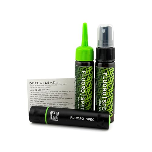 Image of FLUORO-SPEC Instant Lead Testing Kit, Light Lead Up, Indicates Lead Hazards on Any Surface Spray and Shine The Light to Test for Lead