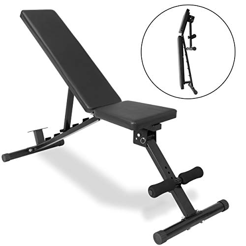 F2C Adjustable Weight Bench Foldable Utility Bench Incline Decline Multifunction Strength Training Full Body Home Gym Fitness Workout Exercise