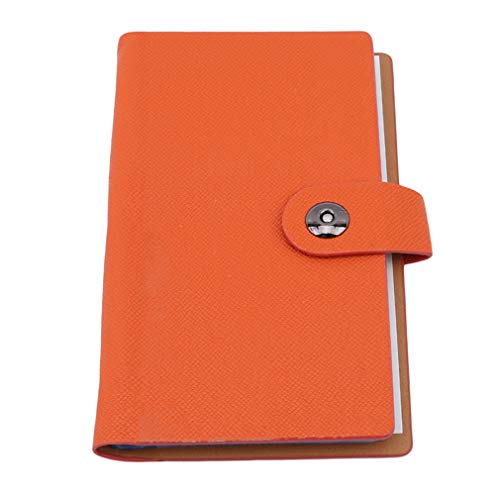 Hengxing - Porta biglietti da visita, in pelle