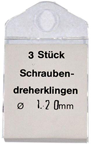 Preisvergleich Produktbild Uhren Pevak Uhrmacher Schraubendreher Ersatzklingen Schraubenzieher Klingen 1,60mm