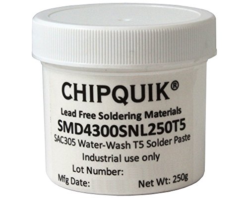 Image of Chip Quik SMD4300SNL250T5 Solder Paste in jar 250g (T5) SAC305 Water Washable