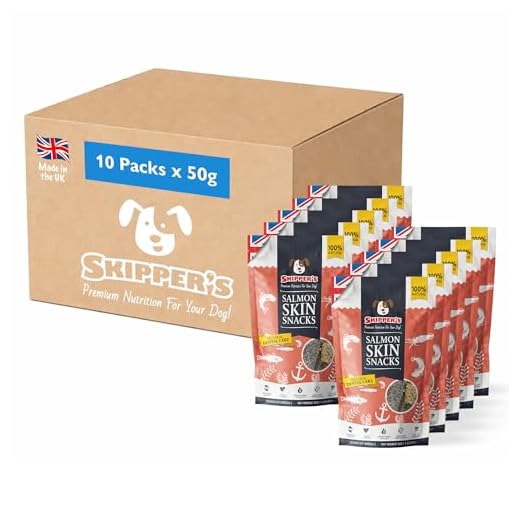 Flavored Salmon Skin Dog Treats Pack