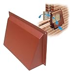 Timloc Terracotta Hooded Cowl 9" x 6" Vent Cover for Air Bricks Grilles Extractors
