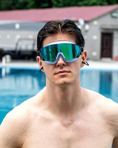 Image of Swim Goggles, Wide Angle Anti-fog and UV Leak Proof Goggles,Swimming Goggles for Adult Youth