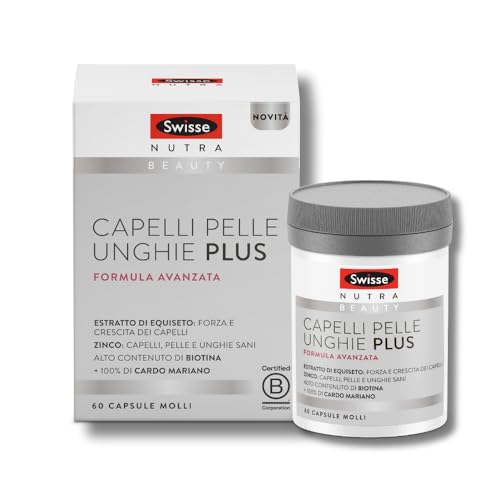 Swisse Capelli Pelle Unghie Plus - Integratore per Capelli più