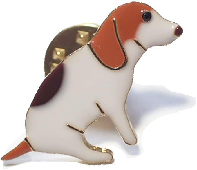 Amazon ビーグル ブローチ Luccica ルチカ 犬 いぬ イヌ アクセサリー おもしろ カワイイ アニマル 動物 モチーフ 小さい グッズ ブローチ 通販