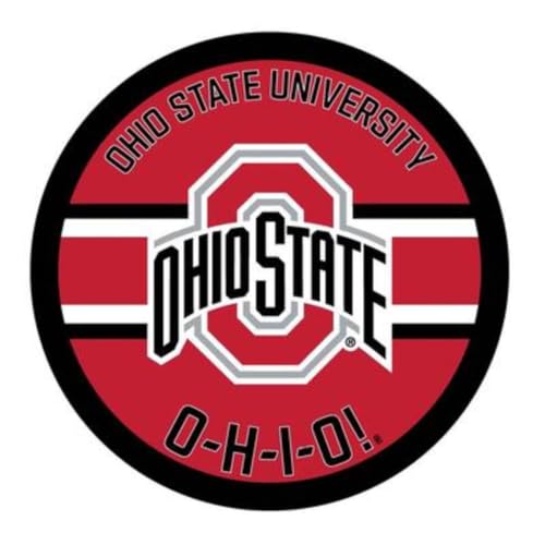 Panel redondo luminoso LED Ohio State University 38,1 cm soluciona paredes vacías en tu cuarto