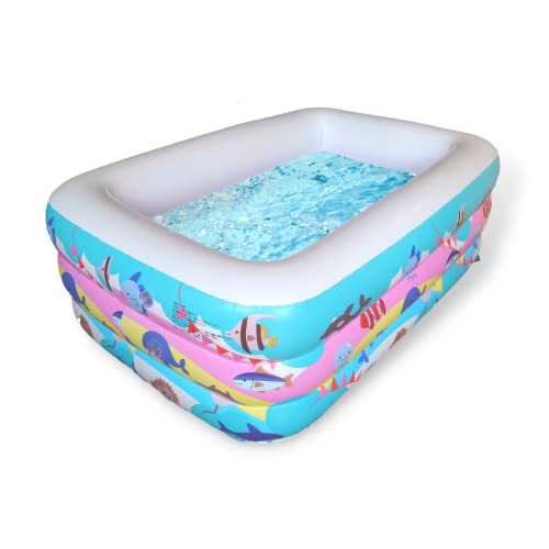 プール ビニールプール 海と虹 大型 家庭用 ファミリープール 水遊び...