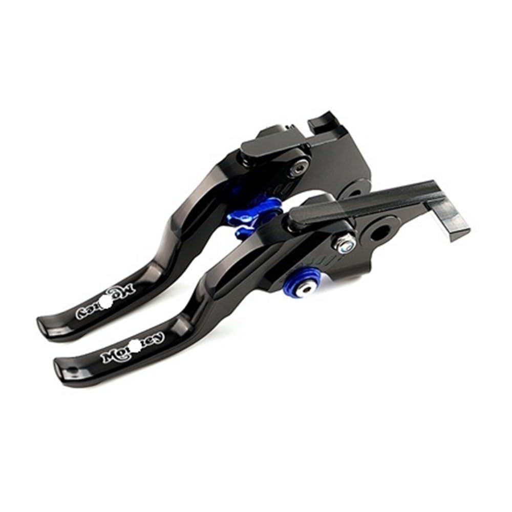 Vghkdfcfh Short Blue Motorcycle Clutch Lever Brake Clutch Lever Motorcycle Cnc Adjustable Levers For Ho&Nda 125 Z125 Z Grom Accessories