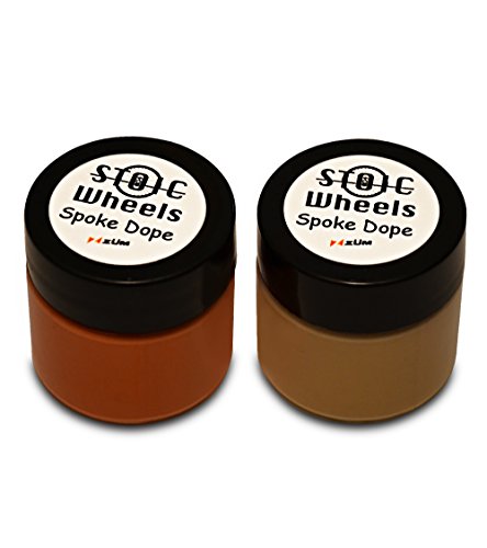 ZUMWax Bicycle/Bike Spoke Dope Thread Prep - Non-Toxic Blend of Teflon, Acrylic Resin & waxes. Made in The USA, Two 20 ml Bottles for Smooth Spoke prep & Lasting Wheel Performance
