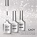 GAOY Nail Glue Gel, 2 in 1 Nail Glue and Base Coat for Acrylic Tips, 16ml Gel for Press on Nails for Long Lasting UV Light Cure DIY