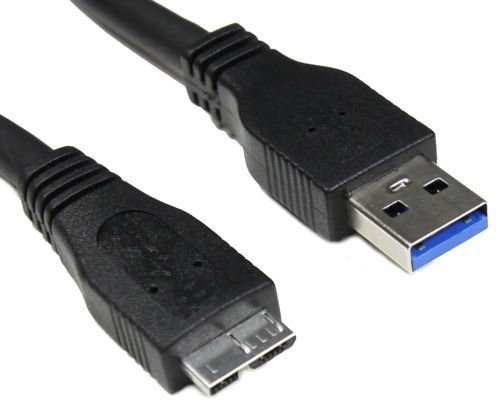 USBGear 6ft. USB 3.0 5Gbps Type A Male to Micro-B Male Super Speed Cable