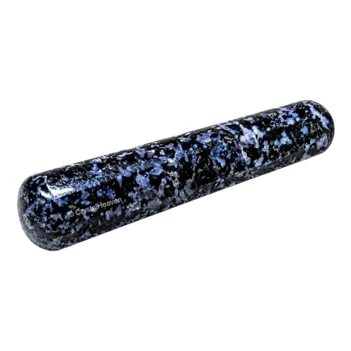 Image of Indigo Jasper Crystal Wand - Smooth Crystal Wand for Energy Healing, Chakra Balancing, Meditation and Home Decor - Crystals and Healing Stones for Gift