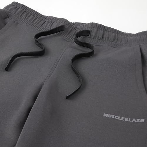 Image of MuscleBlaze Squat-Proof Joggers for Men, Lower for Gym & Sports