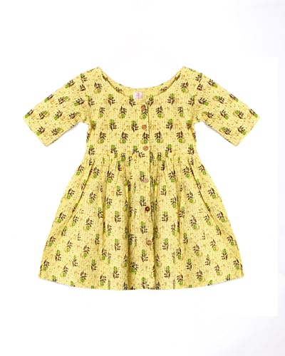 Image of Chandrakala Kids Kurti Pant Co-ord Set for Girls Ethnic Wear (KG119-P)