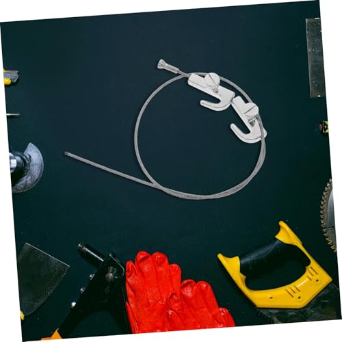 Image of Sturdy Wire Rope Hooks for Photo Frames Gallery Wall Hooks Stainless Steel Photo Hanging Wire